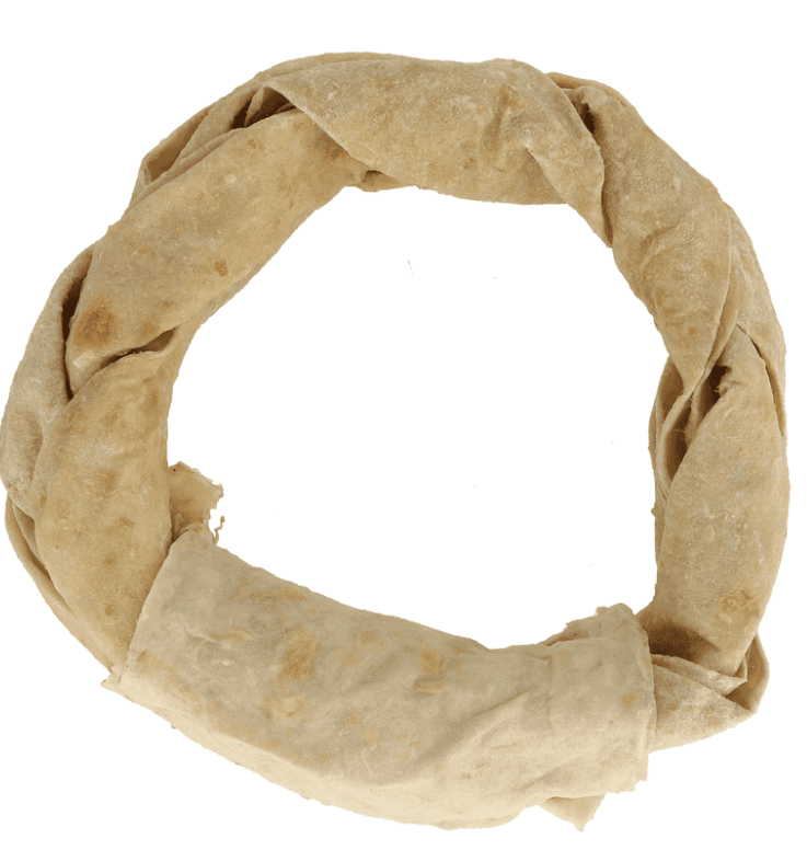 Dogman Chicken Chip braid ring White XXL - 2