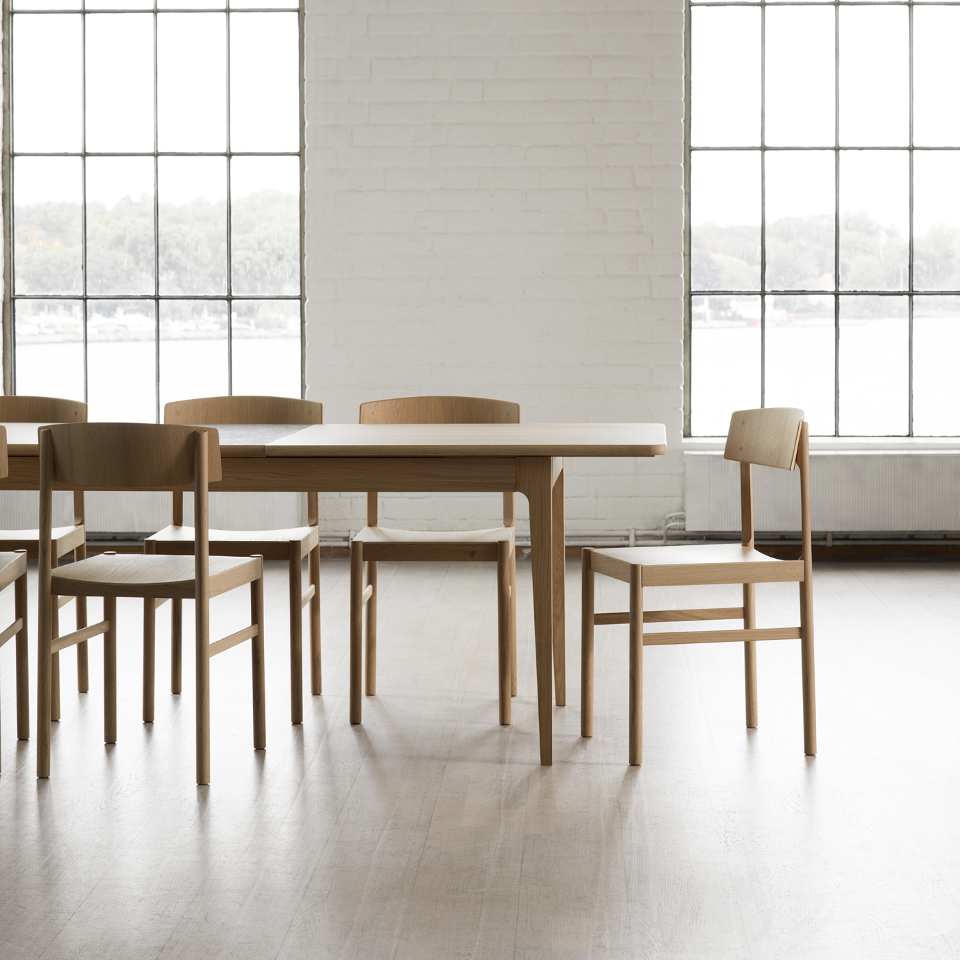 Matbord Höllviken 190 - 290 x 90  cm ek Mavis  - 7