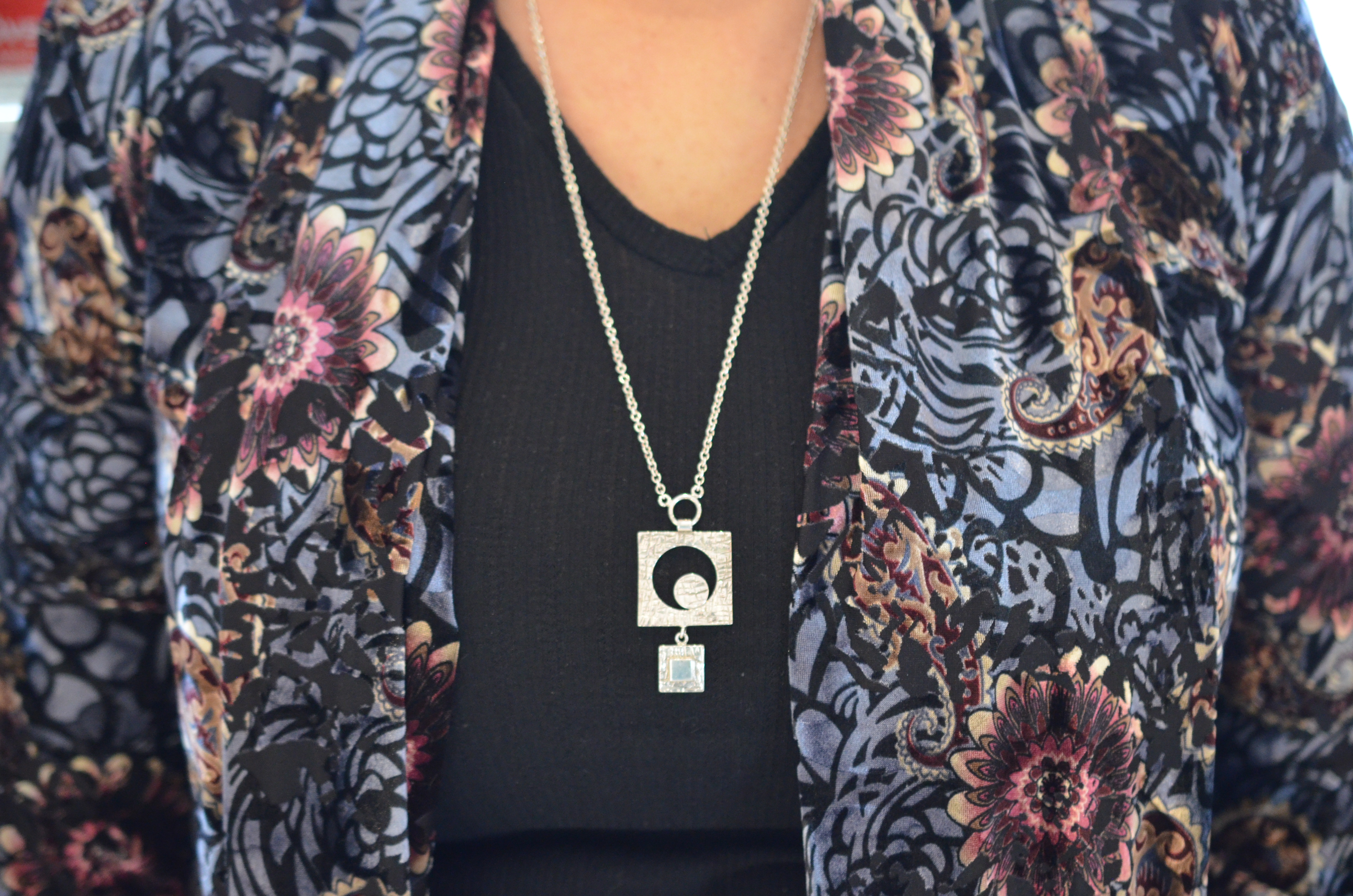 Vintage silver necklace, Victor Jansson  - 4