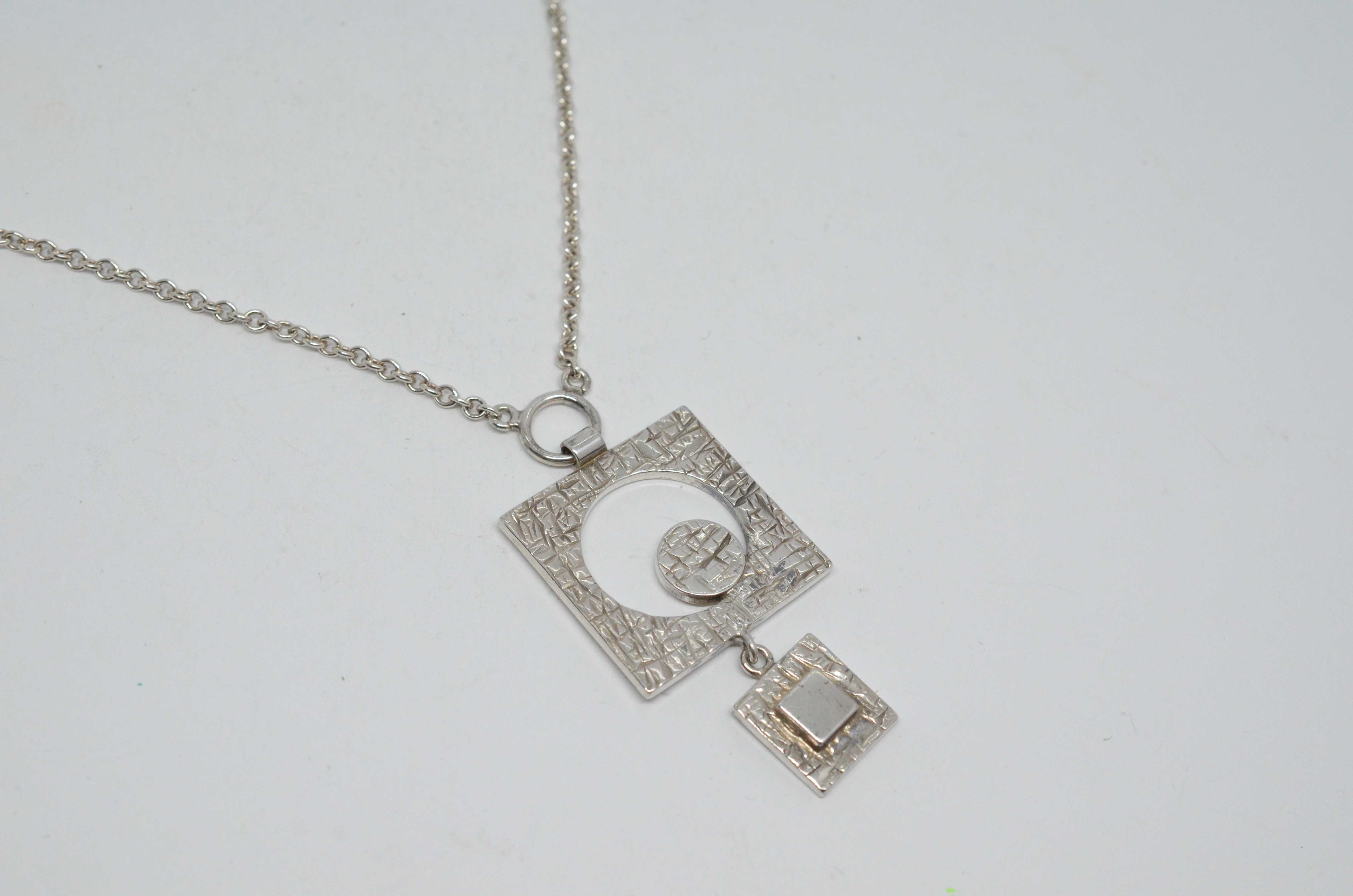Vintage silver necklace, Victor Jansson  - 3