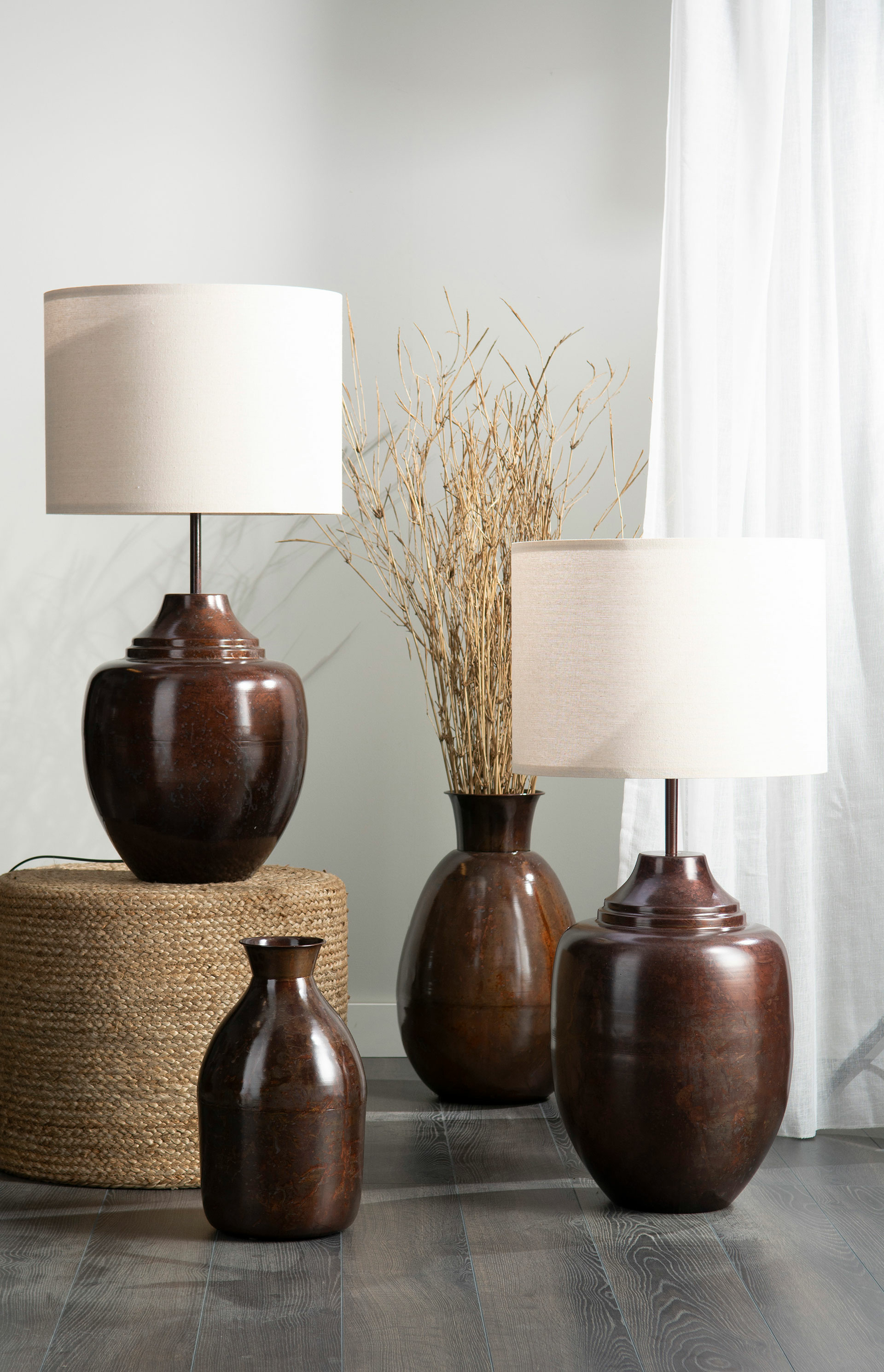 Lampfot / Brun