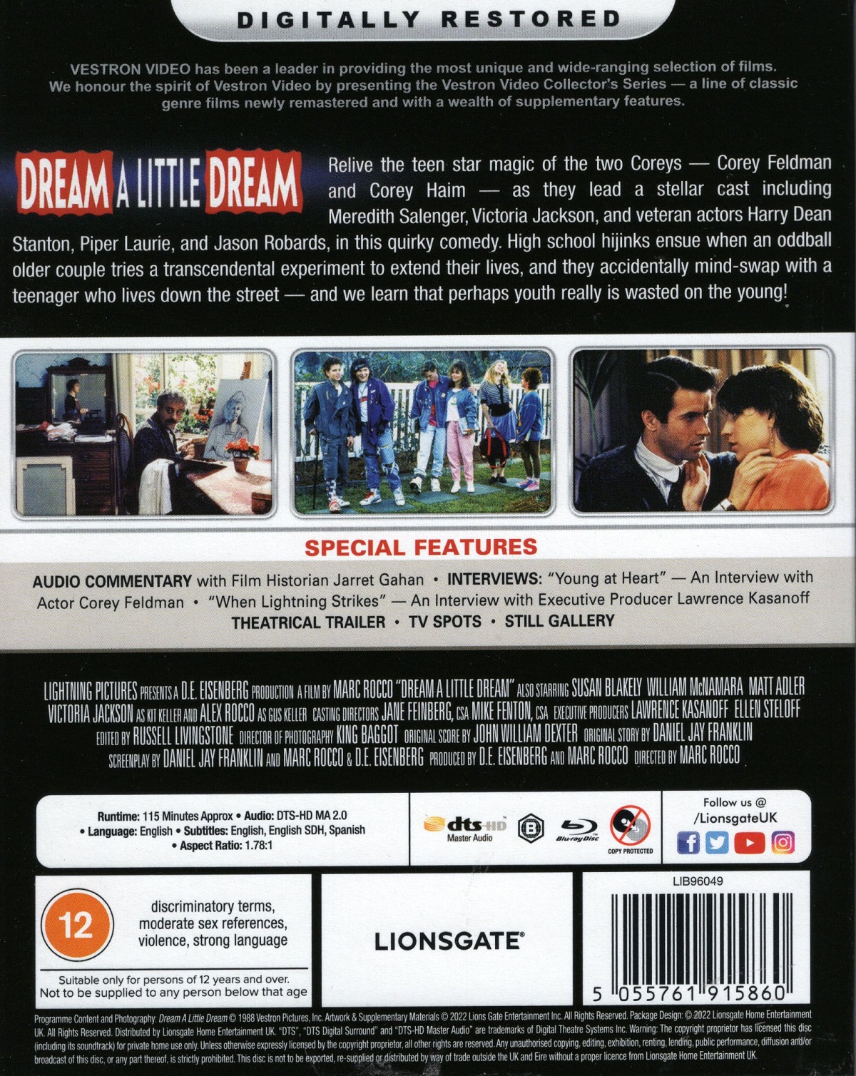 Dream A Little Dream (ej svensk text) (Blu-ray) - 2