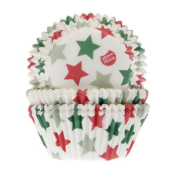 Muffinsform Stjärnor 50-pack