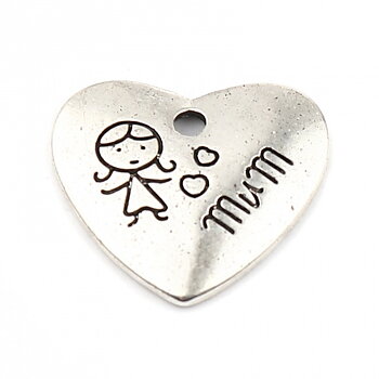 Charm    heart , "MUM"
