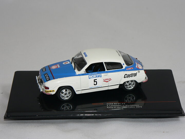 Saab 96 V4   #5 1976   1000 Lakes  S,Lampinen/JMarkkanen   1:43 IXO