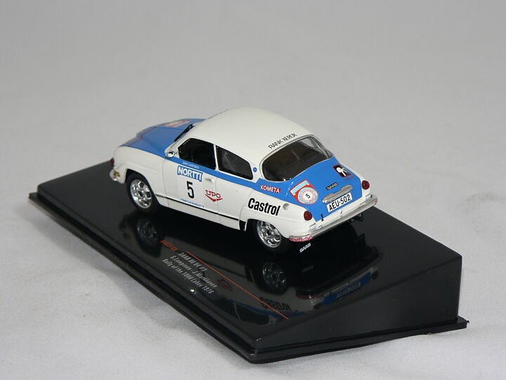 Saab 96 V4   #5 1976   1000 Lakes  S,Lampinen/JMarkkanen   1:43 IXO