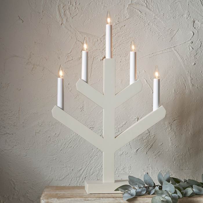 Ljusstake Vinga Beige Liten - 2