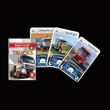 TRUCKS Kvartett MegaTrumpf Kortspel PIATNIK - K2