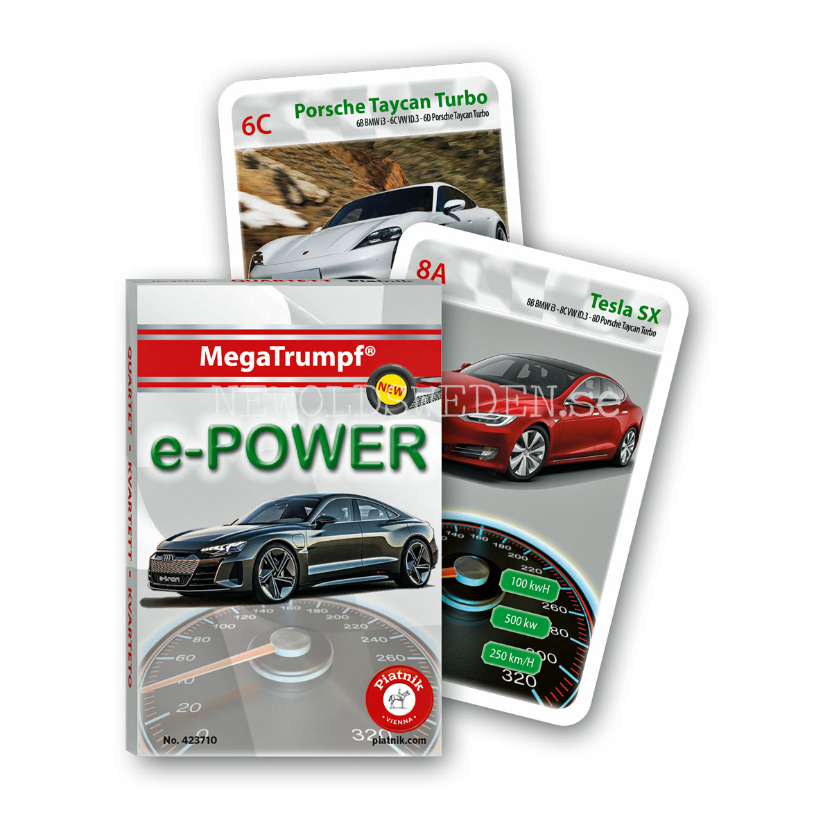 e-POWER Kvartett MegaTrumpf Kortspel PIATNIK - K5 - 4