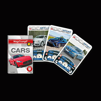 CARS Kvartett MegaTrumpf Kortspel PIATNIK - K6
