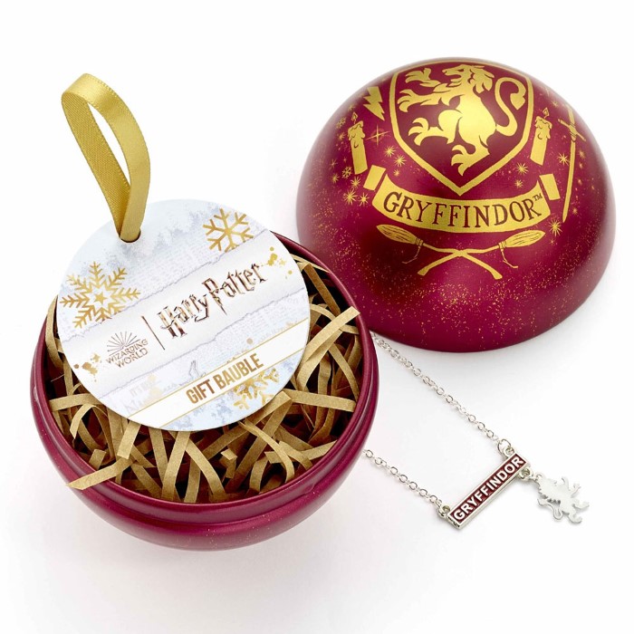 Harry Potter Julgranskula med Halsband Gryffindor