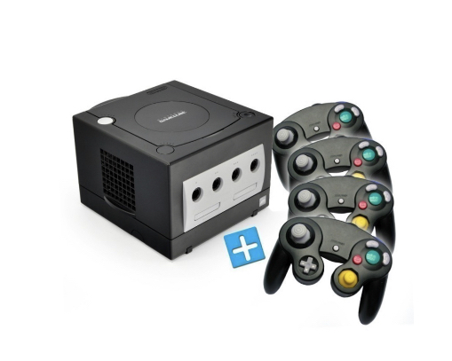 Gamecube konsol inkl fyra handkontroller