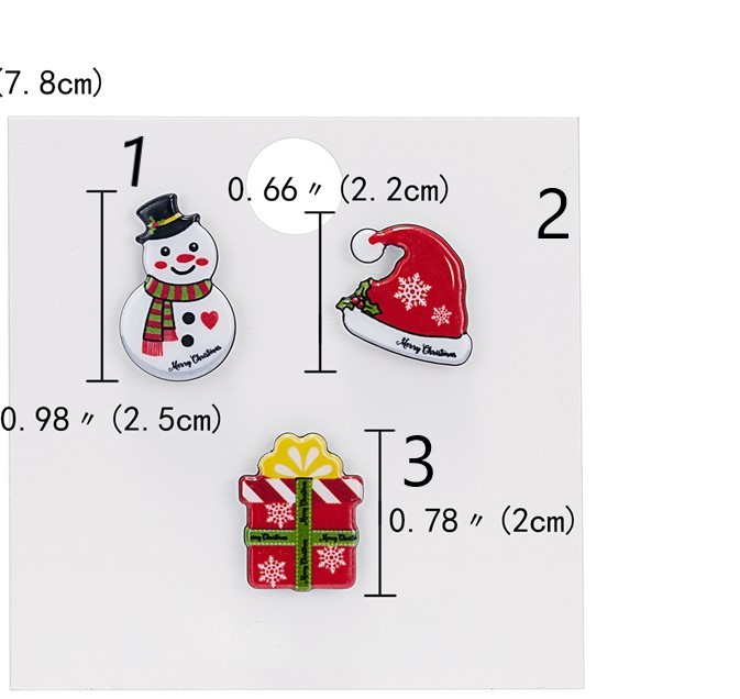 Brooches enameld Christmas