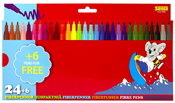 Sense Fiberpennor 30-Pack