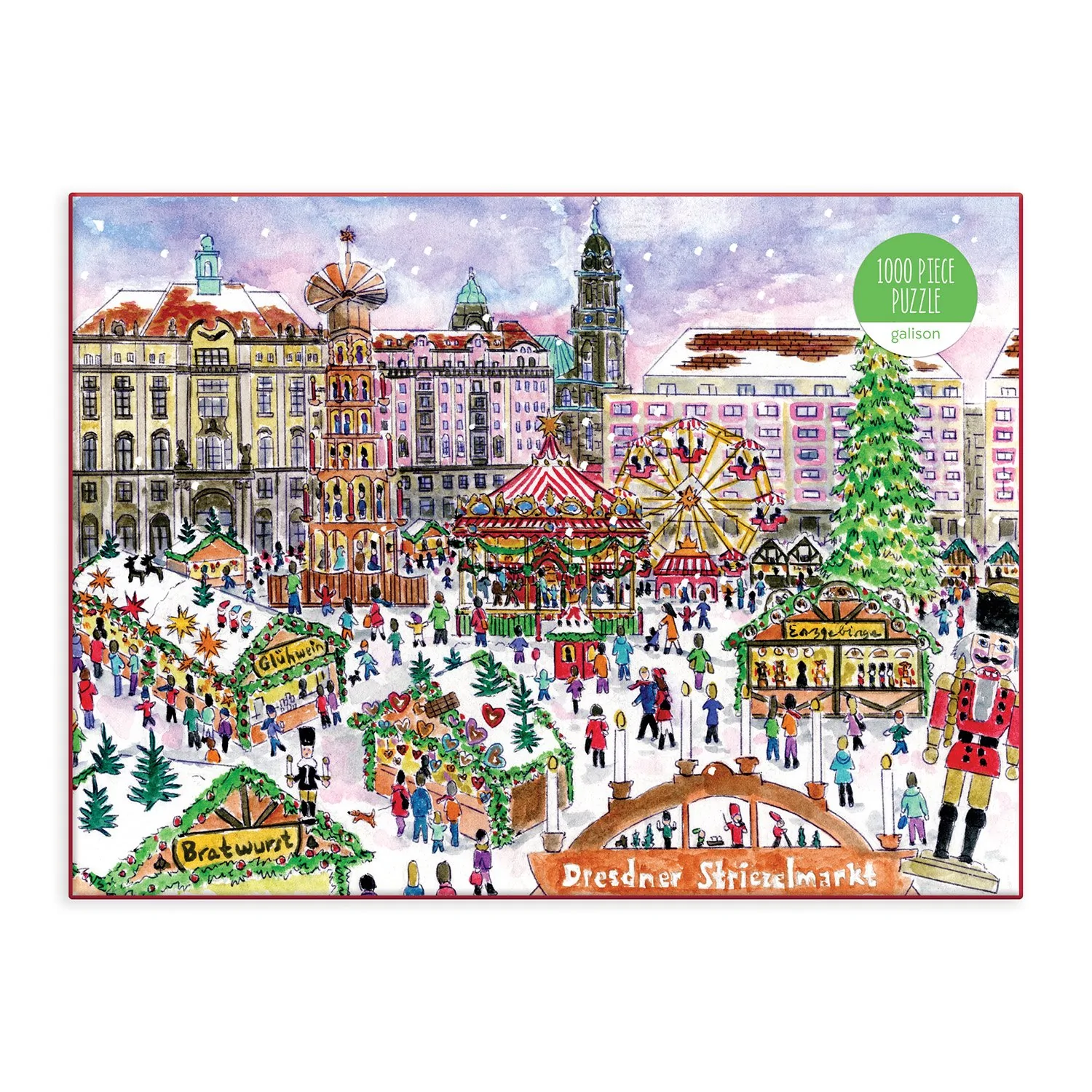 Michael Storrings Christmas Market 1000 Piece Puzzle - 2