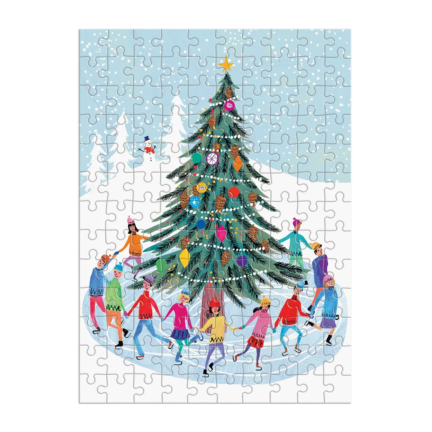 Tree Skaters 130 Piece Puzzle Ornament - 3