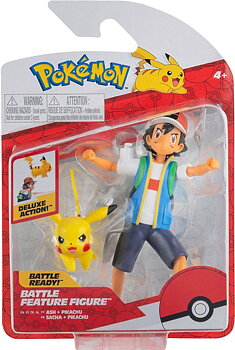 Pokemon Battle Feature Figures Ash & Pikachu 11cm