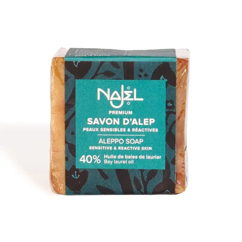 Aleppotvål 40% lagerbärsolja, 185g, Najel - 2