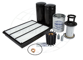 SERVICE KIT VOLVO PENTA D6, INCL. 09-821BT-1 IMPELLER