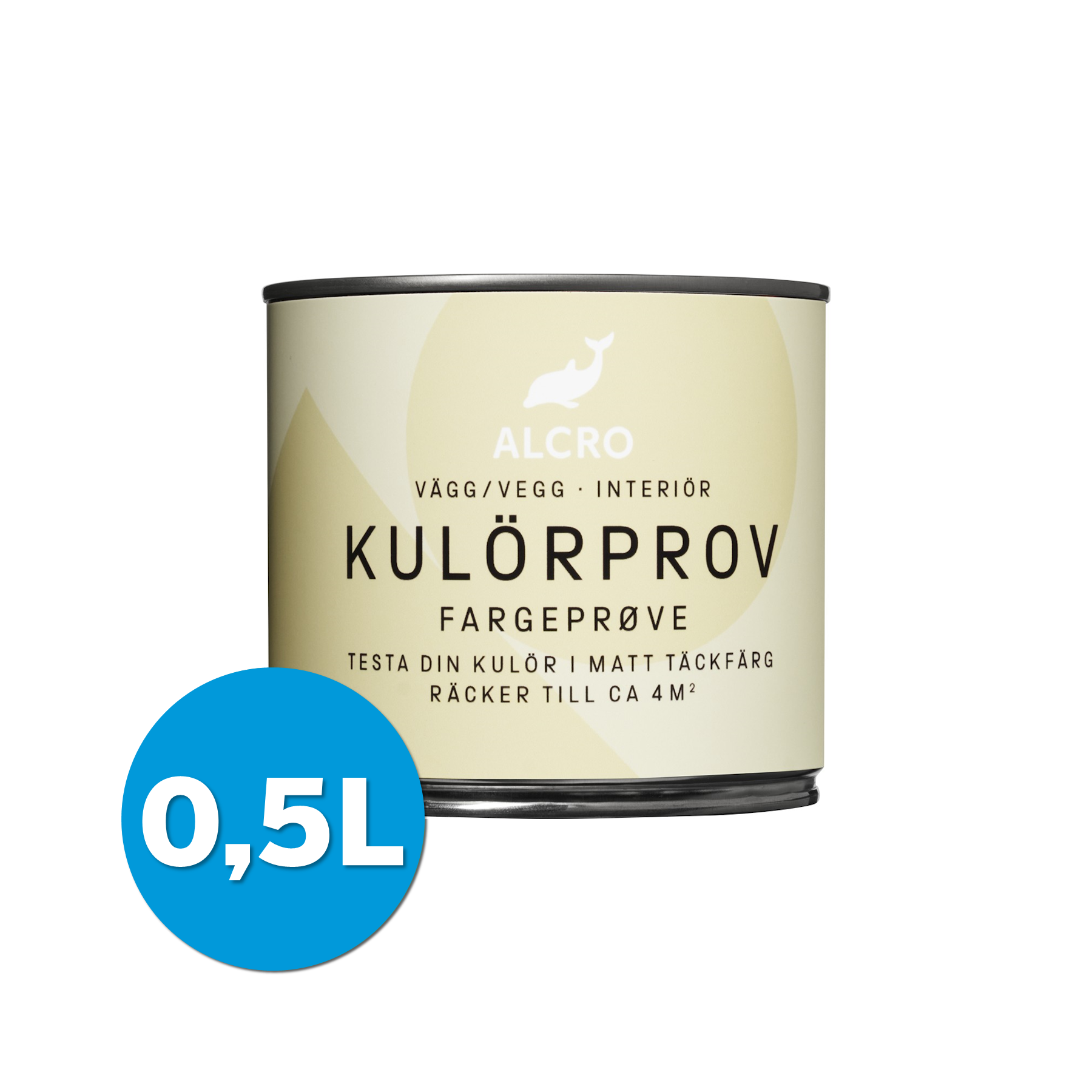 Alcro Kulörprov Matt 0,45L
