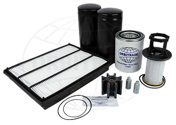 SERVICESATS VOLVO PENTA D4, INKL. 09-1028BT-1 IMPELLER