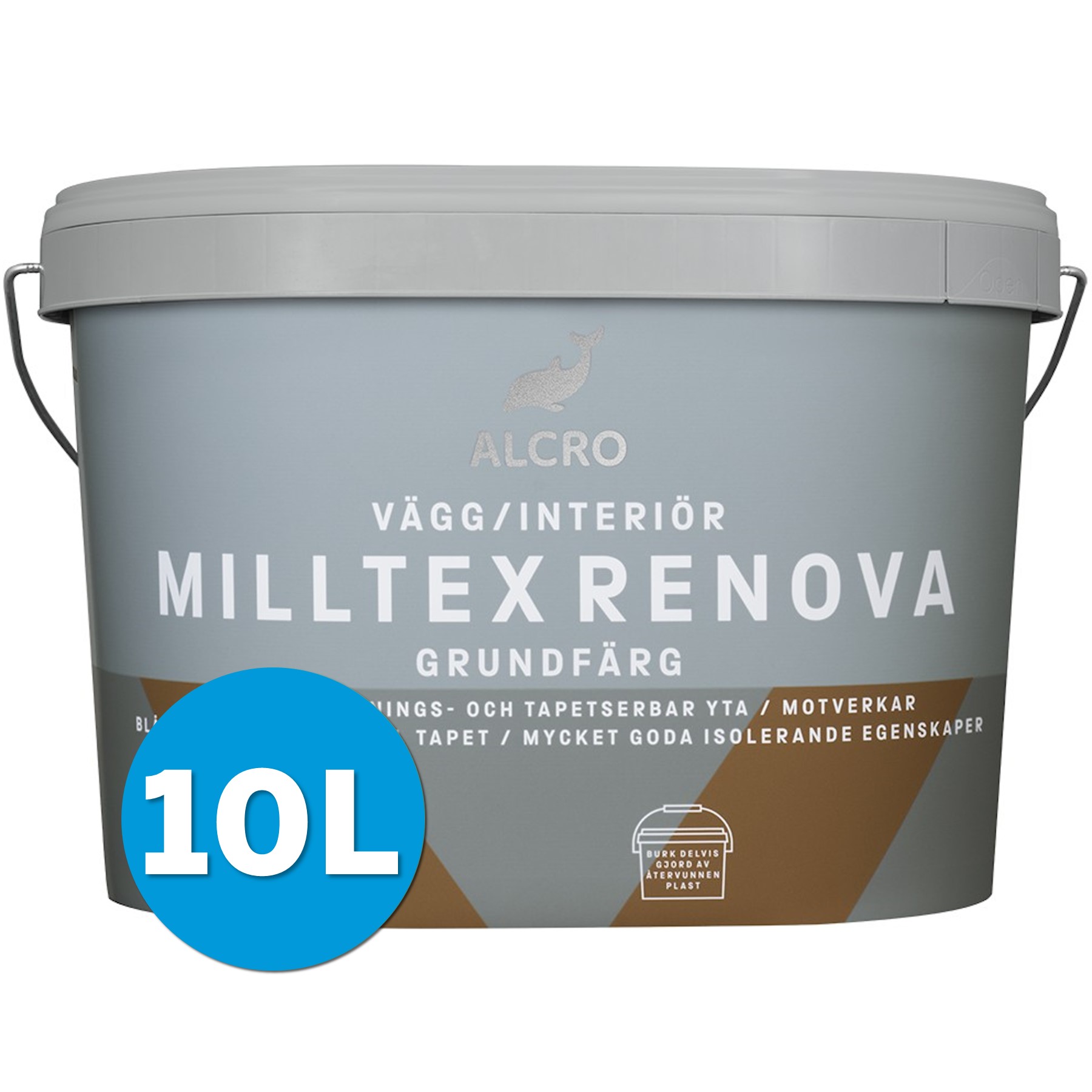 Milltex Renova Grundfärg - Spärrfärg för tapet 10L