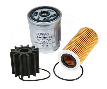 SERVICE KIT VOLVO PENTA D3-2009, INCL. 09-812BT-1 IMPELLER