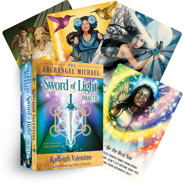 The Archangel Michael Sword of Light Oracle A 44-Card Deck and Guidebook Radleigh Valentine