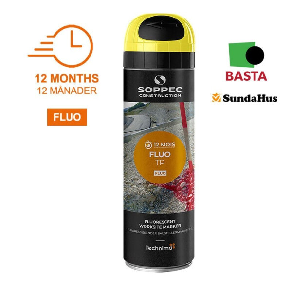 Märkfärg GUL 9-12mån. Flue TP 500ml Nettoprisad artikel