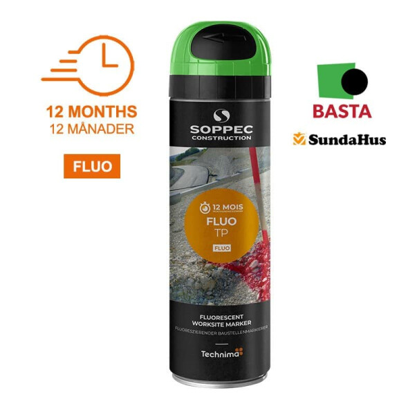 Märkfärg GRÖN 9-12mån. Flue TP 500ml Nettoprisad artikel