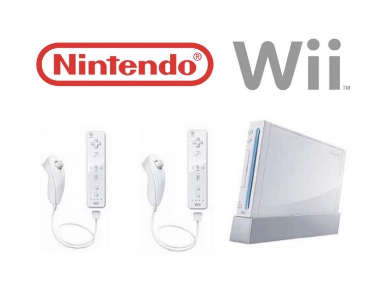 Wii konsol inkl två set kontroller