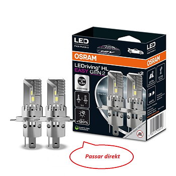H4 /H19 OSRAM LEDdriving HL EASY-  konverteringssats  18,7W-19W/12V