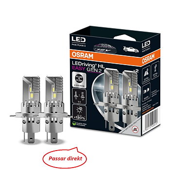 H4 /H19 OSRAM LEDdriving HL EASY-  konverteringssats  18,7W-19W/12V
