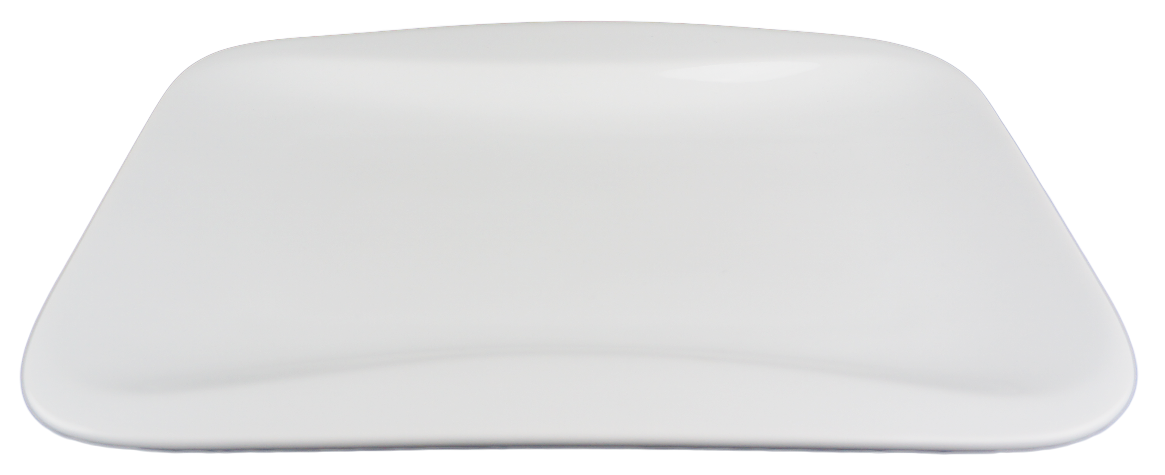 Rectangular Porcelain Plate - Rounded Edge - 8 pack - 2