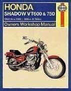 Haynes reparations handbok Honda Shadow VT600 - 750 