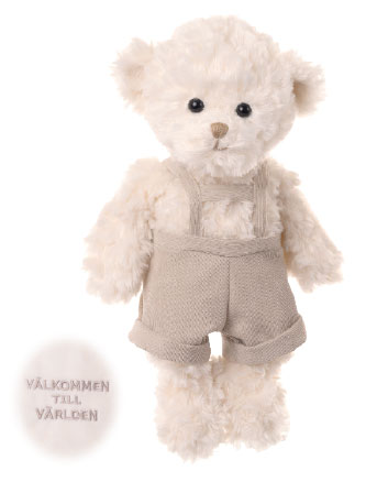 Bukowski Nalle 35 cm - Lilla Gossen - Välkommen till världen