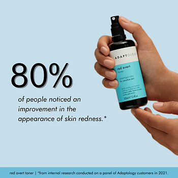 ADAPTOLOGY RED AVERT TONER 100ml | Skånsom toner til sensitiv hud