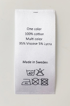 Satinlapp one color