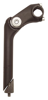 Styrstam 1 1/8" alu ställbar Svart
