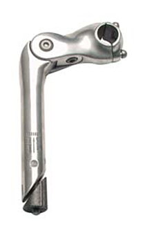 Styrstam 1 1/8" alu ställbar Silver