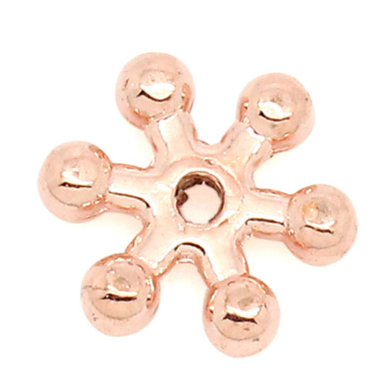 Snöflinga , 8mm, Roséguld