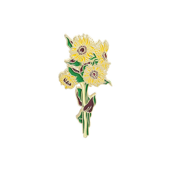 Brooches  Sunflower