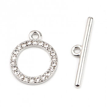 Toggellås, Rund m rhinestones