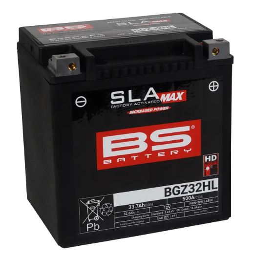MC/ATV/UTV Batteri 12V 32Ah BS Battery BGZ32HL – AGM Heavy Duty
