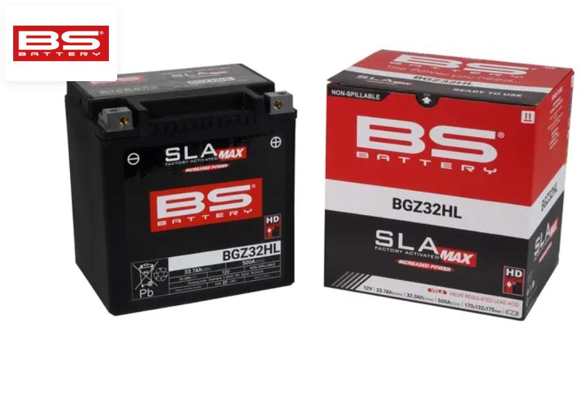MC/ATV/UTV Batteri 12V 32Ah BS Battery BGZ32HL – AGM Heavy Duty - 2