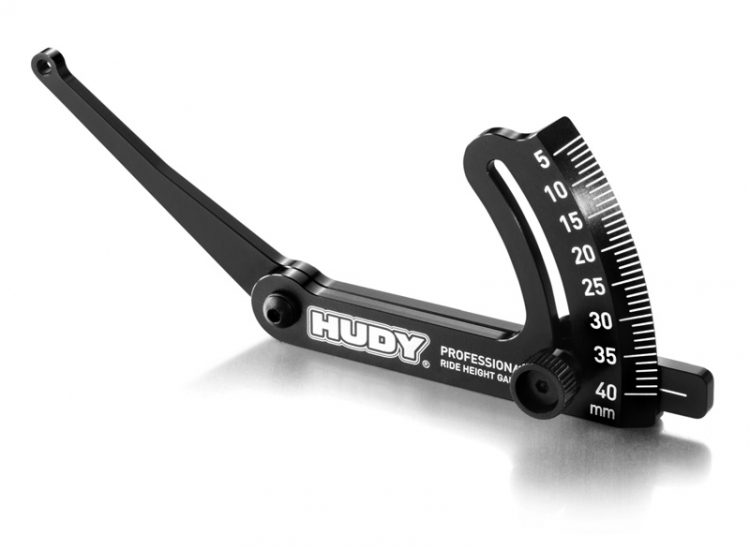 Tool JConcepts Aluminum Ride Height Gauge (10-40mm) (Black
