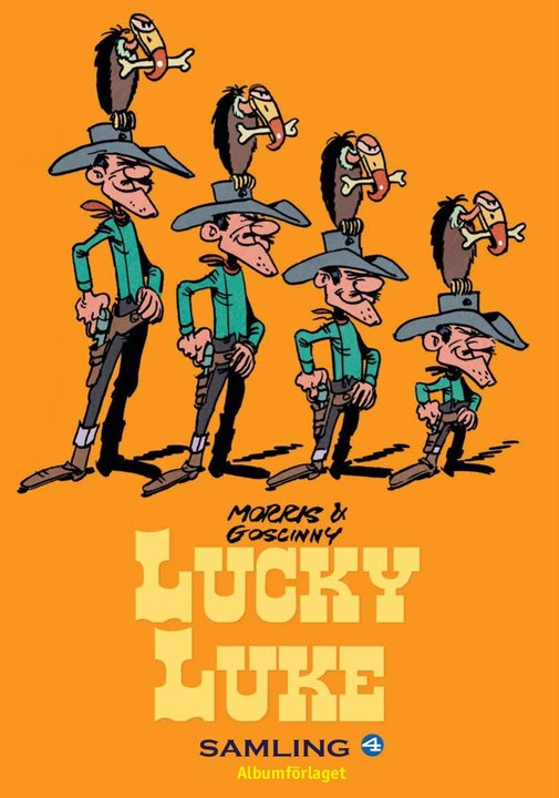 Lucky Luke Samling 4, Innehåller: Blåfötterna anfaller, Lucky Luke mot Joss Jamon & Kusinerna Dalton