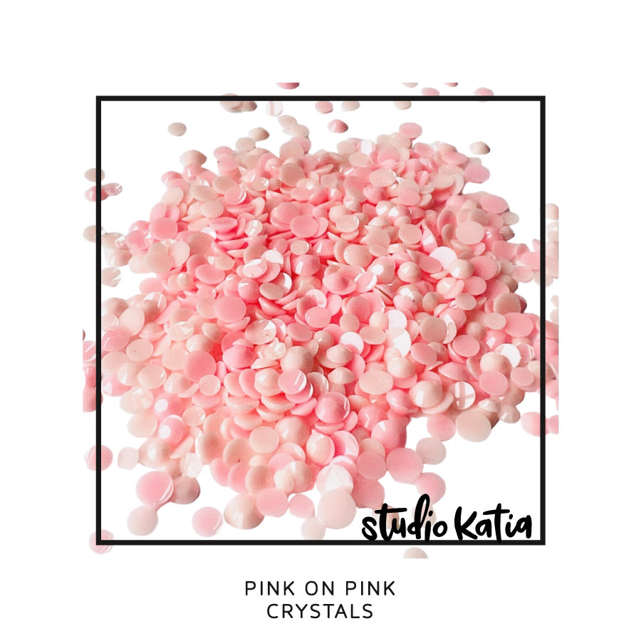 STUDIO KATIA -PINK ON PINK CRYSTALS