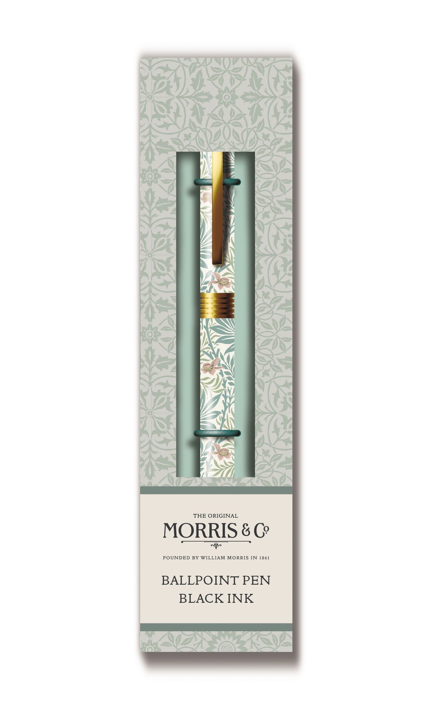Single ballpoint ben, William Morris