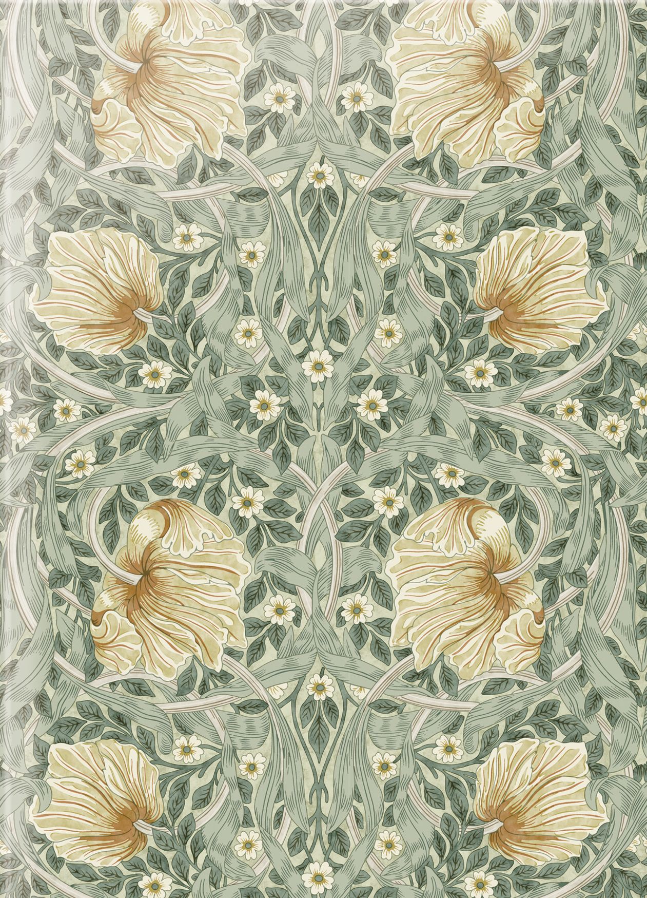A6 Notebook set, William Morris - 4